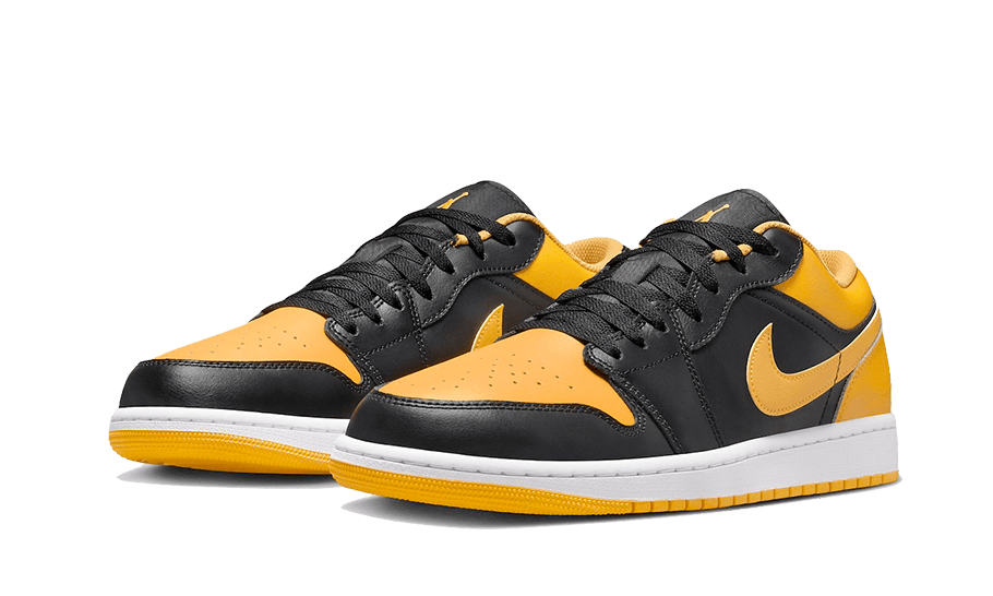 Air Jordan 1 Low Yellow Ochre, Black/Yellow Ochre/White (553558-072)