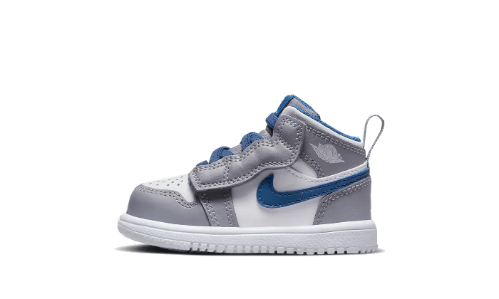 Air Jordan 1 Mid Alt Cement Grey True Blue (TD), Cement Grey/White-True Blue (AR6352-014)