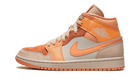 Air Jordan 1 Mid Apricot Orange, Atomic Orange/Apricot Agate-Terra Blush (DH4270-800)