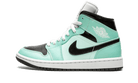 Air Jordan 1 Mid Aqua Blue Tint, Light Dew/Black-Teal Tint-White (BQ6472-300)