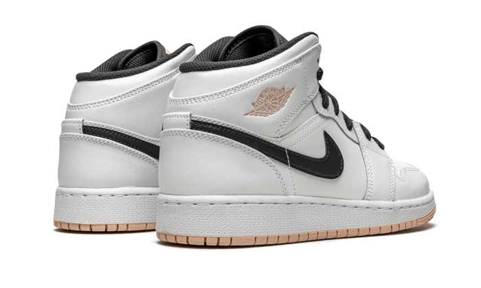 Air Jordan 1 Mid Arctic Orange, White/Anthracite-Arctic Orange (554725-180)