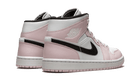 Air Jordan 1 Mid Barely Rose, Light Violet/Black-White (BQ6472-500)