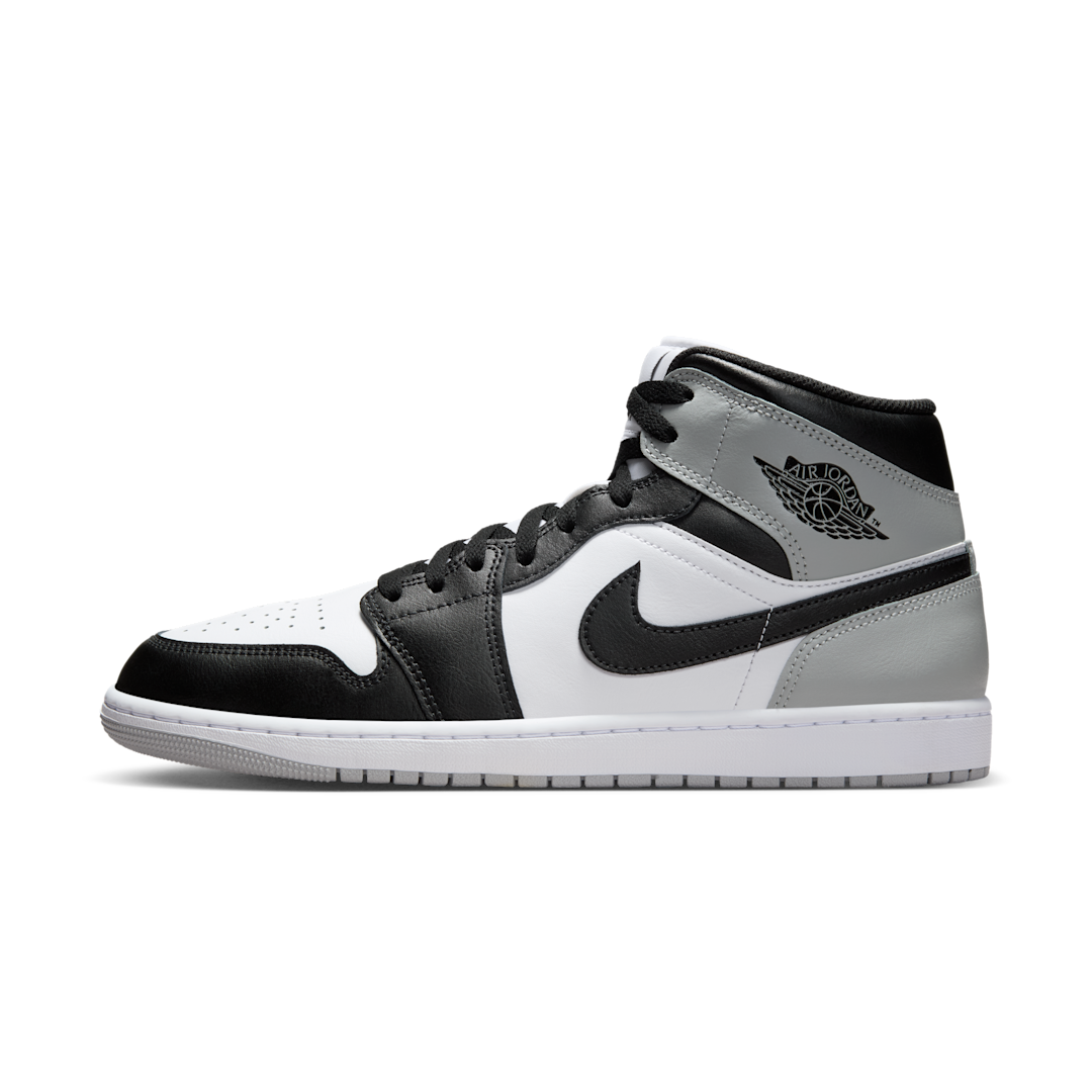 Air Jordan 1 Mid Barons, White/Light Smoke Grey/Black (DQ8426-101)