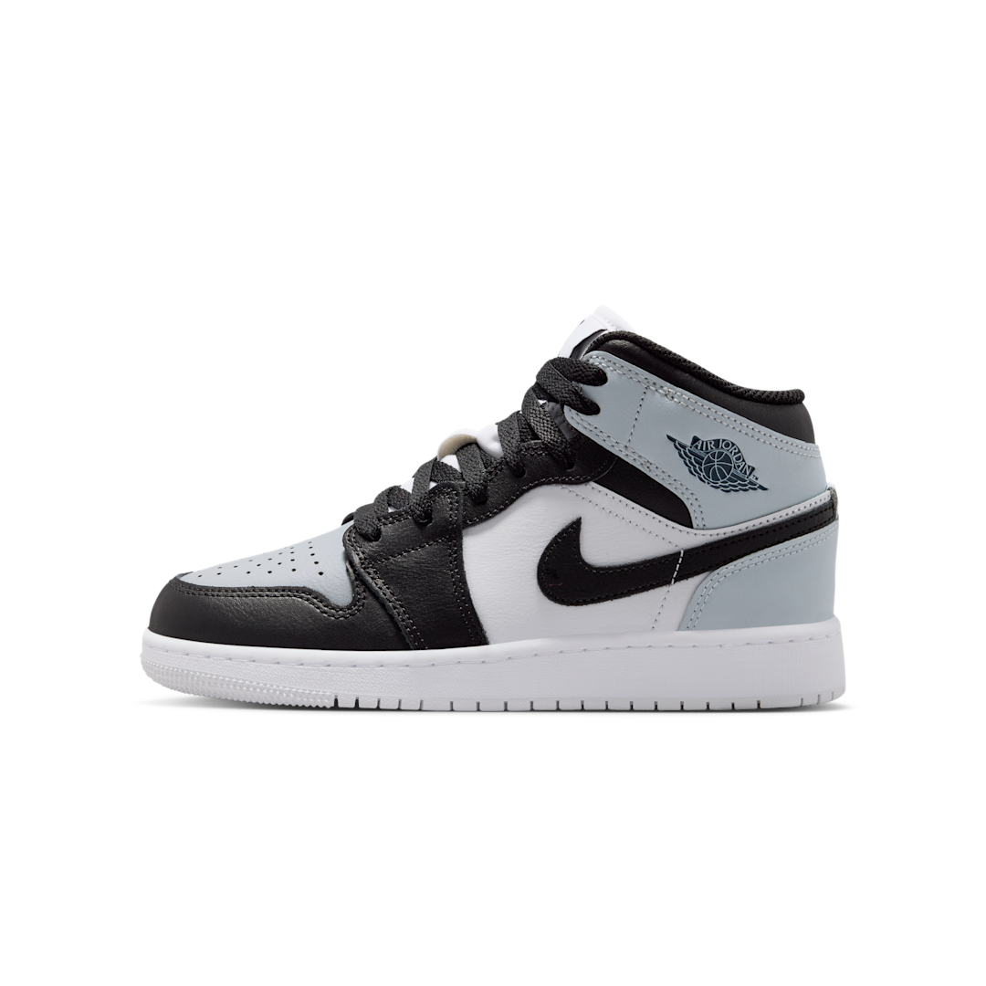 Air Jordan 1 Mid Black Aura Squadron Blue