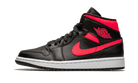 Air Jordan 1 Mid Black Siren Red, Black/Siren Red-White (BQ6472-004)