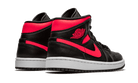 Air Jordan 1 Mid Black Siren Red, Black/Siren Red-White (BQ6472-004)