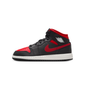 Air Jordan 1 Mid Black Summit White Varsity Red