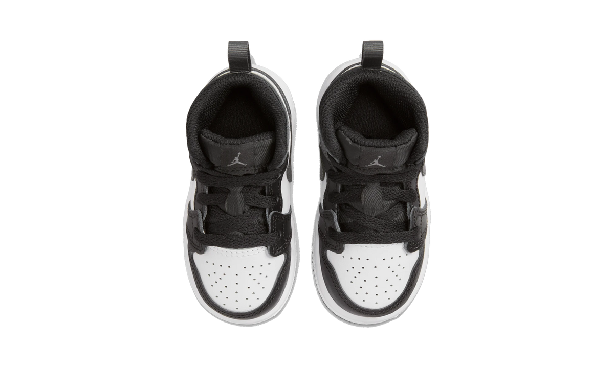 Air Jordan 1 Mid Black White Iron Grey (TD)