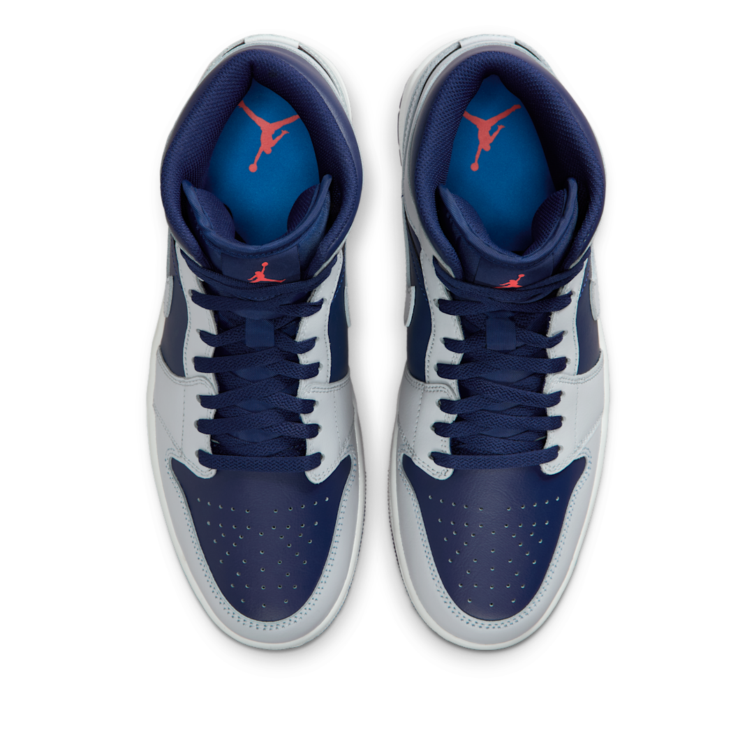 Air Jordan 1 Mid Blue Void, Blue Void/Summit White/Hot Lava/Pure Platinum (DQ8426-403)