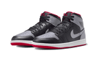 Air Jordan 1 Mid Bred Shadow, Black/Fire Red/White/Cement Grey (DQ8426-006 / DQ8423-006)