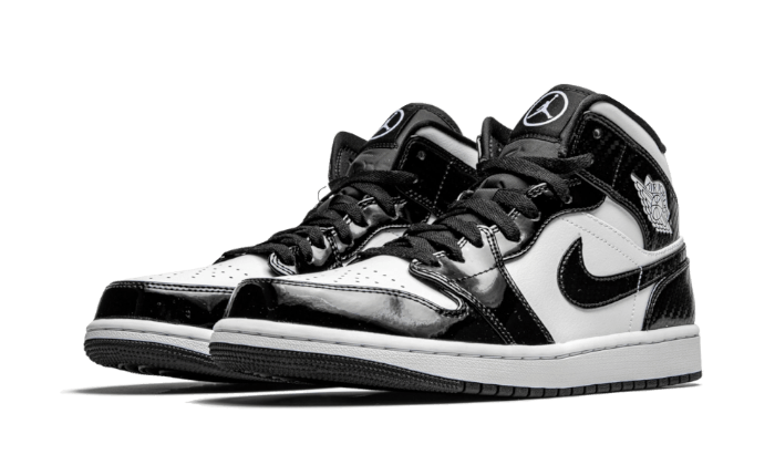 Air Jordan 1 Mid Carbon Fiber All-Star (2021), Black/White-Black (DD1649-001)