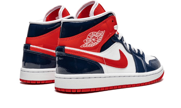 Air Jordan 1 Mid Champ Colors, Midnight Navy/University Red (DJ5984-400)