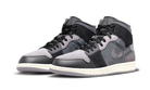 Air Jordan 1 Mid Craft Inside Out Black, Black/Grey-Orange (DM9652-001)