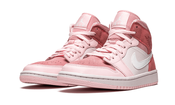 Air Jordan 1 Mid Digital Pink, Digital Pink/White-Pink Foam-Sail (CW5379-600)