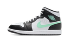 Air Jordan 1 Mid Green Glow, White/Black-Green Glow (DQ8426-103)