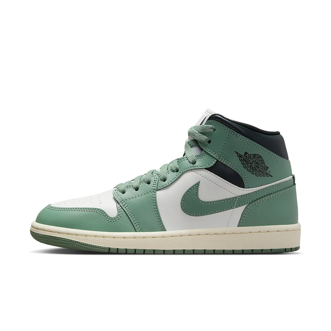 Air Jordan 1 Mid Jade Smoke, Anthracite/Jade Smoke/Sail/Legend Sand (BQ6472-130)