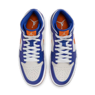 Air Jordan 1 Mid Knicks, Game Royal/Rush Orange-Phantom-White (FD1029-400)