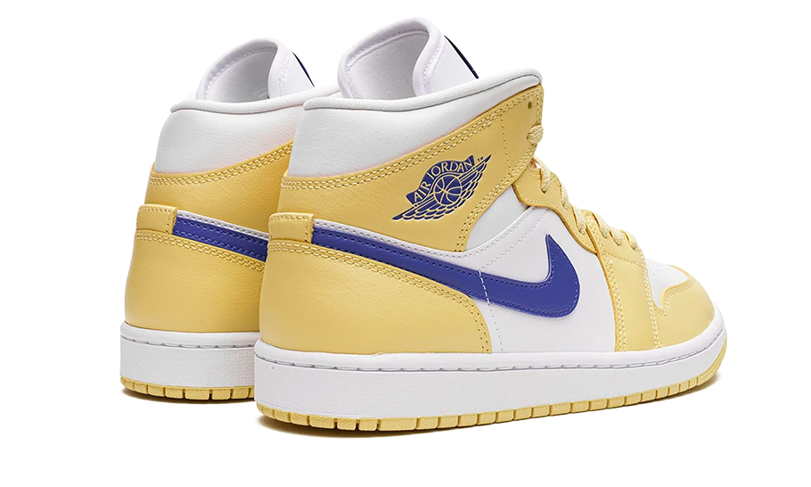 Air Jordan 1 Mid Lemon Wash Lapis, Lemon Wash/Lapis-White (BQ6472-701)