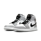 Air Jordan 1 Mid Light Smoke Grey, Light Smoke Grey/Black-White (554724-092 / 554725-092)