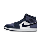 Air Jordan 1 Mid Obsidian Sanded Purple, Obsidian/Sanded Purple-White (554724-445)