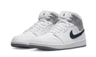 Air Jordan 1 Mid Paris White, White/University Red/Stealth/Midnight Navy (DR8038-100)