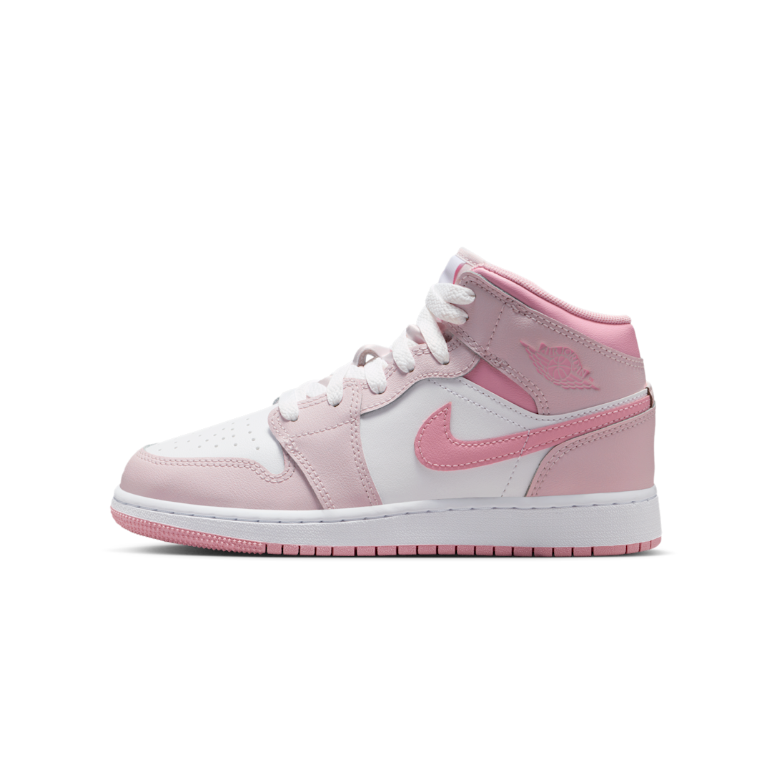 Air Jordan 1 Mid Pearl Pink White, Pearl Pink/White/Medium Soft Pink (DQ8423-600)