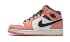 Air Jordan 1 Mid Pink Quartz, Pink Quartz/Dark Smoke Grey-White (555112-603)