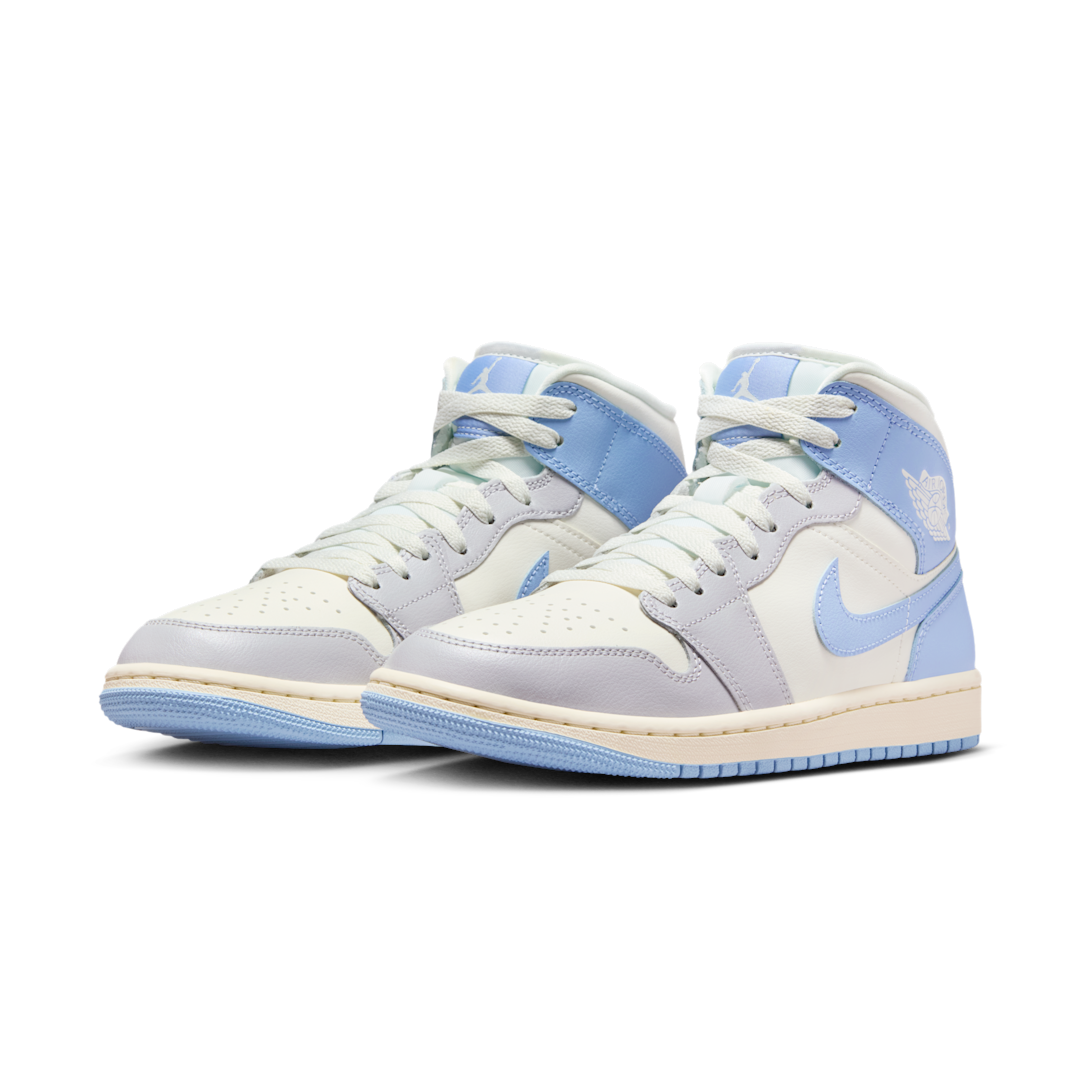 Air Jordan 1 Mid Psychic Blue Sail Coconut Milk