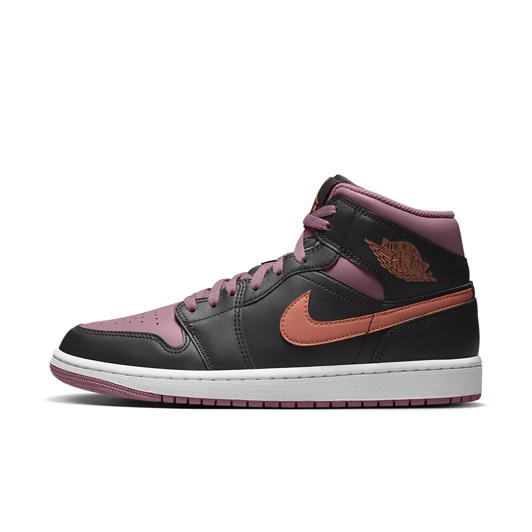 Air Jordan 1 Mid SE Black Sky J Mauve, Black/Sky J Mauve/White/Sky J Orange (FB9911-008)