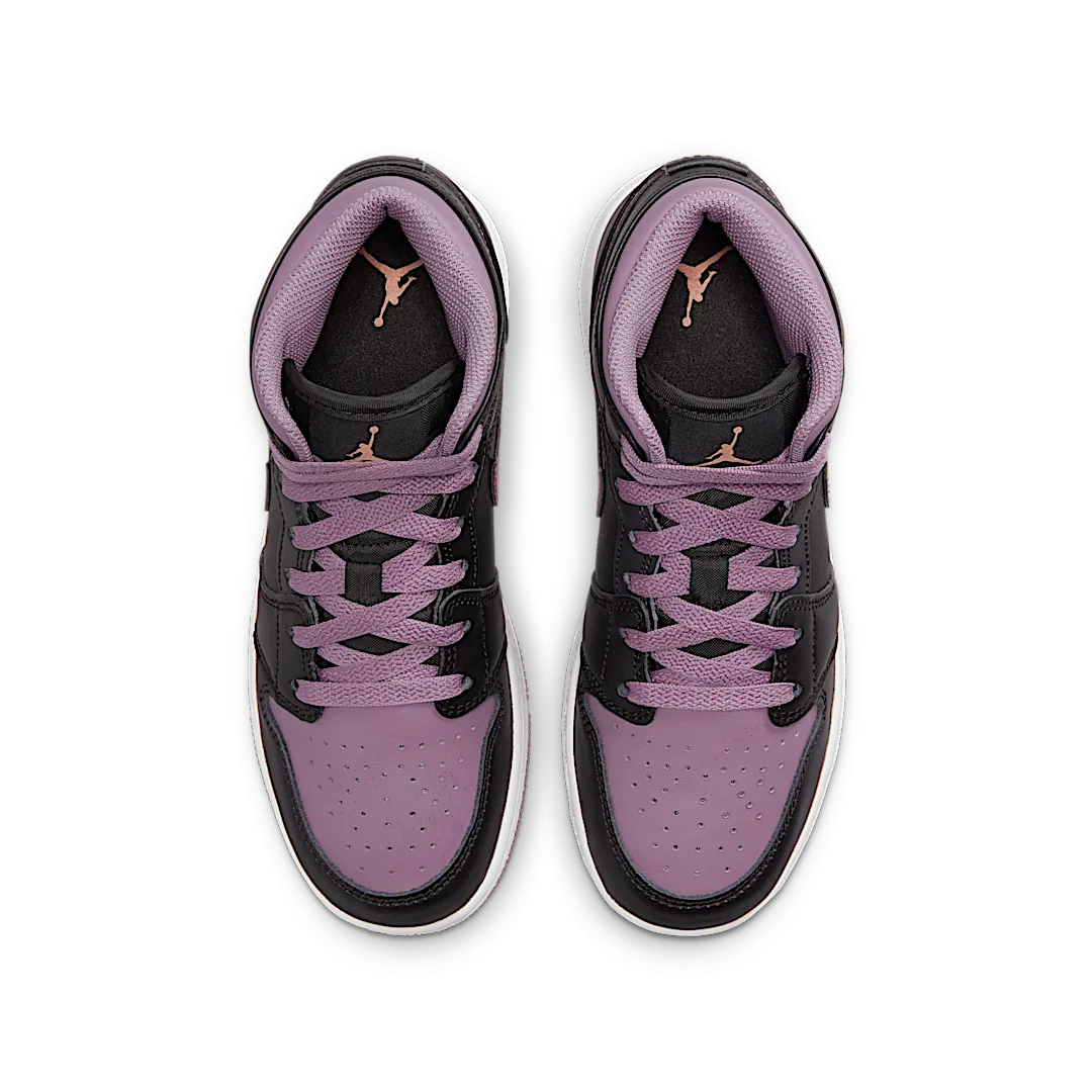 Air Jordan 1 Mid SE Black Sky J Mauve White Sky J Orange, Black/Sky J Mauve/White/Sky J Orange (FB9909-008)