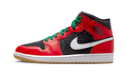 Air Jordan 1 Mid SE Christmas, Black/Fire Red/White/Malachite (DQ8417-006)