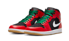 Air Jordan 1 Mid SE Christmas, Black/Fire Red/White/Malachite (DQ8417-006)