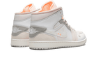 Air Jordan 1 Mid SE Craft Inside Out White Grey, White/Phantom Grey/Sail/Orange (DM9652-100)