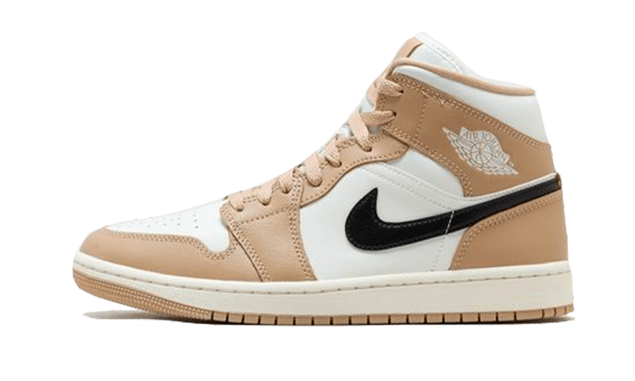 Air Jordan 1 Mid SE Desert Sail, Sail/Desert/Black (BQ6472-103)