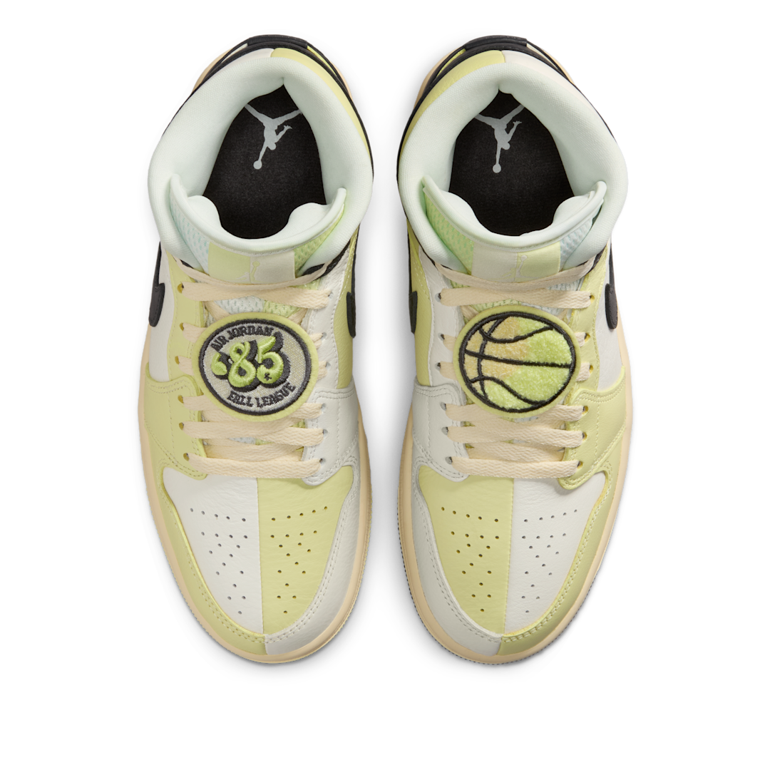 Air Jordan 1 Mid SE Fall League, Sail/Luminous Green/Anthracite (HQ3008-130)