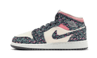 Air Jordan 1 Mid SE Floral, Anthracite/Sail/Red Stardust/Anthracite (FJ3451-001)