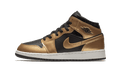 Air Jordan 1 Mid SE Metallic Gold Black