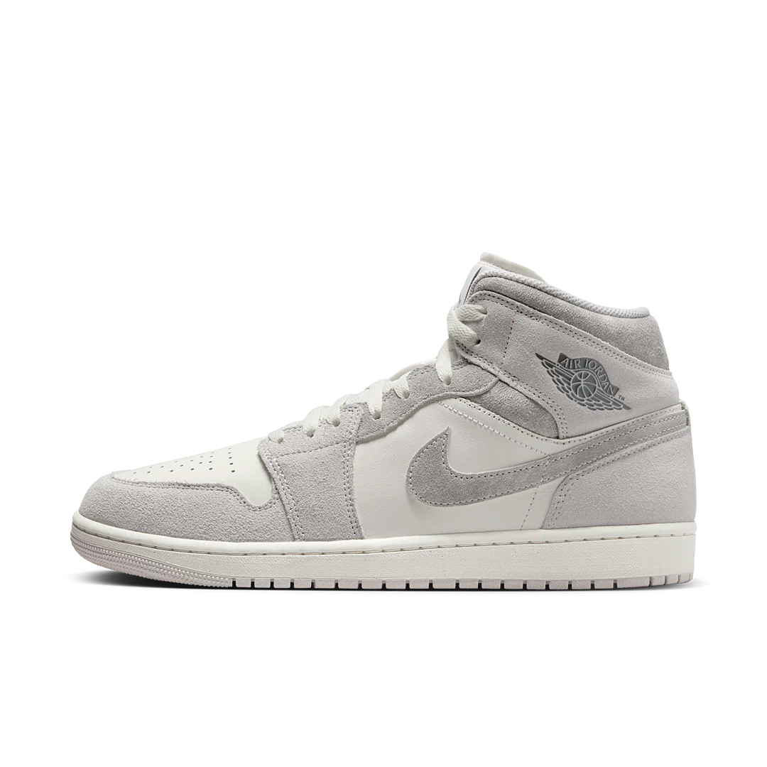 Air Jordan 1 Mid SE Neutral Grey Sail, Neutral Grey/Sail/Smoke Grey (FQ7720-002)