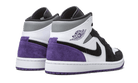 Air Jordan 1 Mid SE Purple, White/Black-Light Solar Flare Heather-Varsity Purple (852542-105 / BQ6931-105)