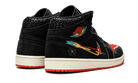 Air Jordan 1 Mid SE Siempre Familia, Black/Sail-Roma Green-Chile Red (DN4904-001 / DN5121-001)