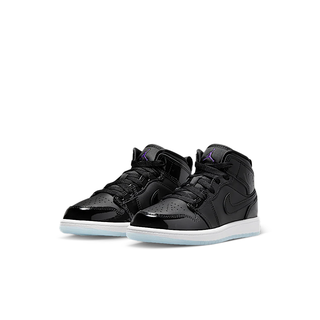 Air Jordan 1 Mid SE Space Jam (PS), Black/Dark Concord-White (DV1339-004)