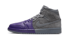 Air Jordan 1 Mid Sheila Rashid, Medium Grey/Cool Grey-Court Purple (CW5897-005)