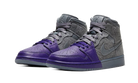 Air Jordan 1 Mid Sheila Rashid, Medium Grey/Cool Grey-Court Purple (CW5897-005)