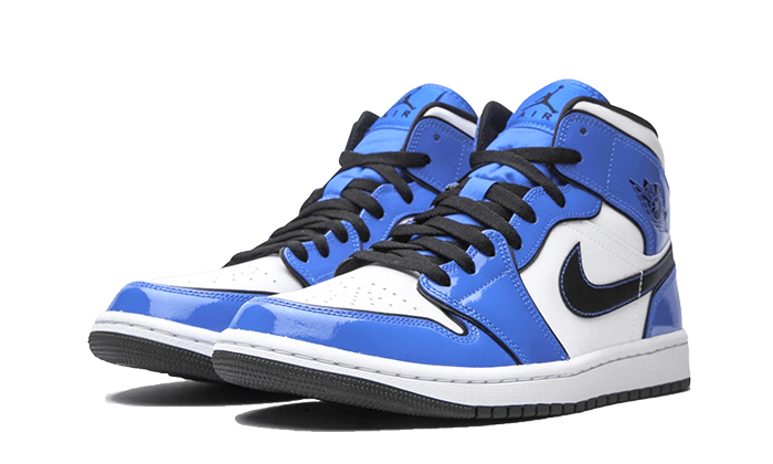 Air Jordan 1 Mid Signal Blue, Signal Blue/Black-White (DD6834-402 / BQ6931-402)