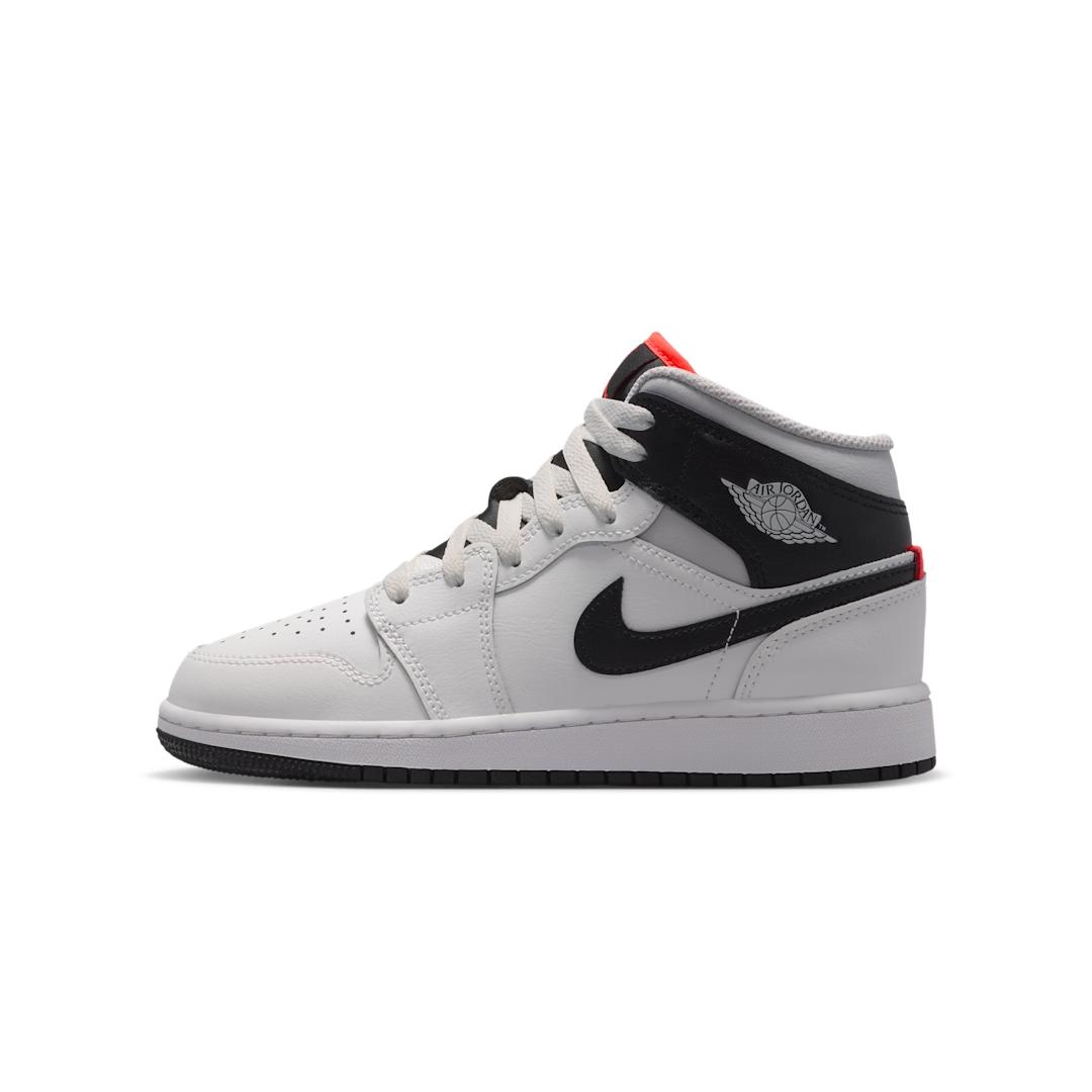 Air Jordan 1 Mid Summit White Infrared Black
