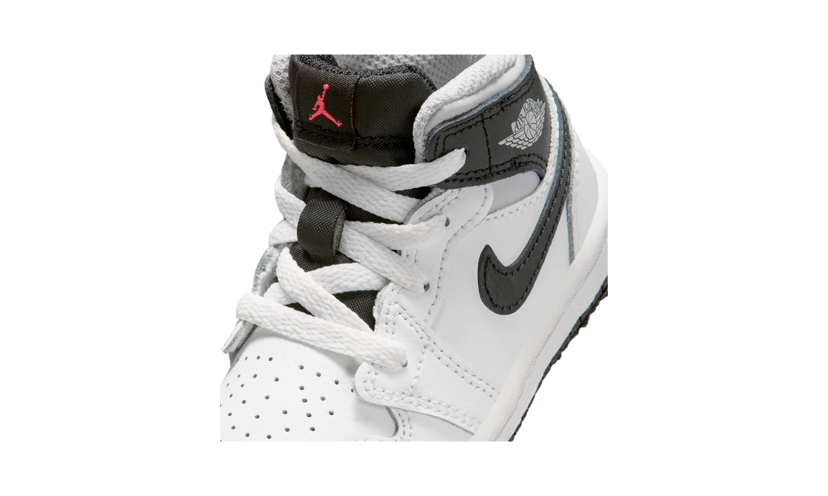 Air Jordan 1 Mid Summit White Infrared Black (TD)
