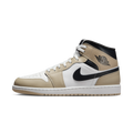 Air Jordan 1 Mid Summit White Off Noir Rattan