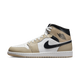 Air Jordan 1 Mid Summit White Off Noir Rattan