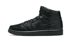 Air Jordan 1 Mid Triple Black, Black/Black/Black (554724-093)