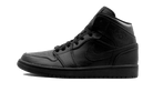 Air Jordan 1 Mid Triple Black, Black/Black/Black (554724-091)